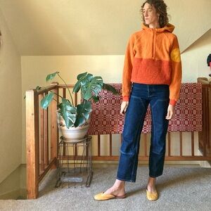 Outdoor Voices Fuzzy Fleece Half Zip Pullover